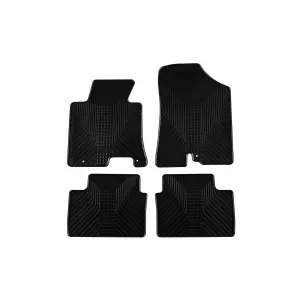 Mochete din cauciuc Gumarny Zubri potrivite pentru Hyundai i30 2012-2016, set de 4 piese, culoare neagră-image-6251893