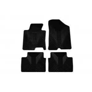 Mochete din cauciuc Gumarny Zubri potrivite pentru Kia Ceed 2012-2018, set de 4 piese, culoare neagră-image-6251899