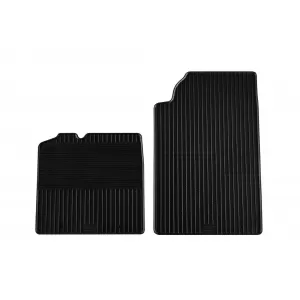 Mochete din cauciuc Gumarny Zubri potrivite pentru Smart ForTwo după 2010, set de 2 piese, culoare neagră
