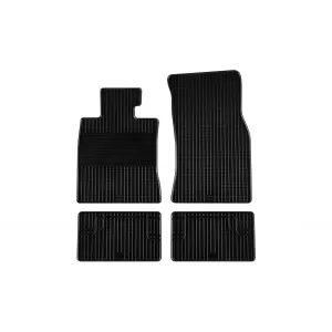 Mochete din cauciuc Gumarny Zubri potrivite pentru Mini R55, R56, R57, R59 după 2007, set de 4 piese, culoare neagră-image-6251918