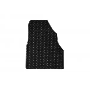 Rubber mats Gumarny Zubri suitable for Mercedes Citan after 2012, Renault Kangoo 2008-2021, 2-piece set, black color
