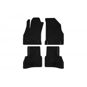 Mochete din cauciuc Gumarny Zubri potrivite pentru Fiat Doblo II, III după 2009, set de 4 piese, culoare neagră-image-6251934