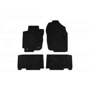 Mănuși din cauciuc Gumarny Zubri potrivite pentru Toyota Rav4 2013-2018, set de 4 piese, culoare neagră