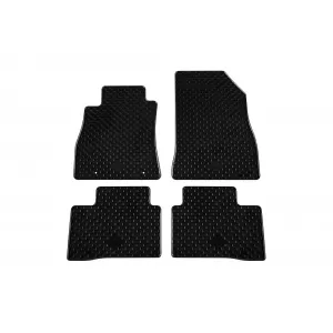 Mochete din cauciuc Gumarny Zubri potrivite pentru Nissan Juke 2010-2019, set de 4 piese, culoare neagră