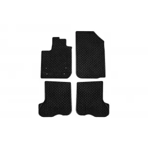 Mochete din cauciuc Gumarny Zubri potrivite pentru Dacia Sandero 2012-2019, set de 4 piese, culoare neagră-image-6251973