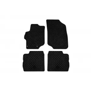 Mochete din cauciuc Gumarny Zubri potrivite pentru Citroen C-Elysee, Peugeot 301 după 2012, set de 4 piese, culoare neagră