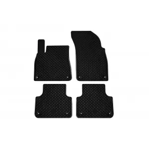 Mochete din cauciuc Gumarny Zubri potrivite pentru Audi Q7 după 2015, Audi Q8 după 2018, set de 4 piese, culoare neagră