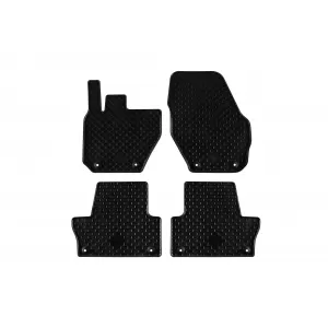 Mănuși din cauciuc Gumarny Zubri potrivite pentru Volvo XC60 2009-2017, set de 4 piese, culoare neagră-image-6252124