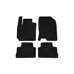 Mochete din cauciuc Gumarny Zubri potrivite pentru Hyundai Kona, Kona HeV 2018-2023, set de 4 piese, culoare neagră