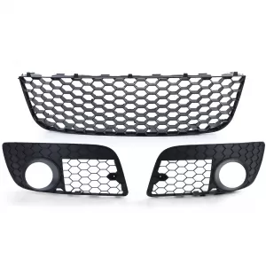 Grille without emblem + bumper grille set for VW Golf 5 GTI 03-09