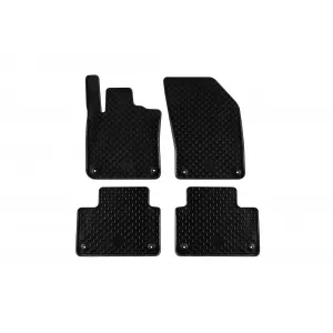 Mochete din cauciuc Gumarny Zubri potrivite pentru Volvo S60, V60 după 2019, set de 4 piese, culoare neagră