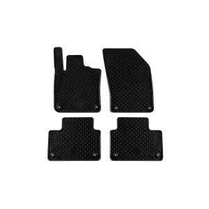 Mochete din cauciuc Gumarny Zubri potrivite pentru Volvo S60, V60 după 2019, set de 4 piese, culoare neagră-image-6252344