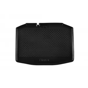 TPE trunk mat by Gumarny Zubri suitable for Skoda Fabia hatchback 2007-2014