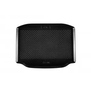Covor de portbagaj TPE de la Gumarny Zubri potrivit pentru Seat Leon hatchback 2012-2019, Leon hatchback după 2020, cu podeaua portbagajului în poziția inferioară