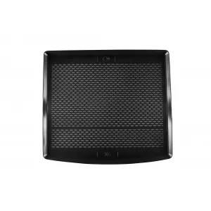 Covor de portbagaj TPE de la Gumarny Zubri potrivit pentru BMW X6 E71, E72 2007-2014, X6 F16 2014-2019 cu podeaua portbagajului în poziția superioară