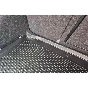 Covor de portbagaj TPE de la Gumarny Zubri, potrivit pentru Skoda Octavia hatchback după 2020, cu podeaua portbagajului în poziția inferioară-image-6253760