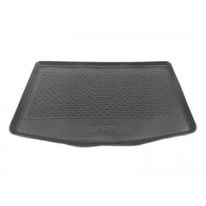 Covor de portbagaj TPE de la Gumarny Zubri potrivit pentru Seat Ibiza după 2017, cu podeaua portbagajului în poziția superioară, negru
