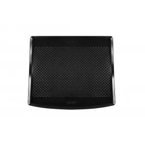 TPE trunk mat by Gumarny Zubri suitable for Volkswagen Caddy after 2020, 5 seats, black