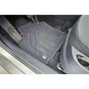 Mochete textile 3D Gumarny Zubri potrivite pentru Volkswagen Golf VI 2008-2013, Skoda Octavia 2008-2012, set de 4 bucăți, negru-image-6254092