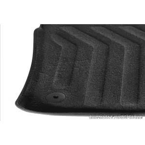 3D textile floor mats Gumarny Zubri suitable for Skoda Superb 2008-2015, set of 4 pieces, black