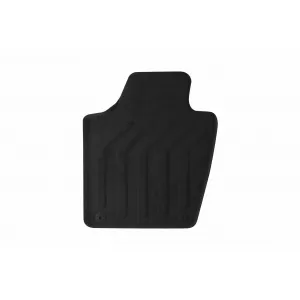 3D textile floor mats Gumarny Zubri suitable for Skoda Fabia 2014-2021, set of 4 pieces, black