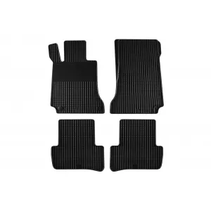 Mochete din cauciuc Gumarny Zubri potrivite pentru Mercedes C class W204 2007-2014, GLK X204 2009-2015, set de 4 piese, culoare neagră-image-6254148
