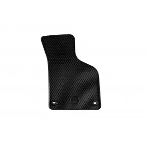Mănuși din cauciuc Gumarny Zubri potrivite pentru Volkswagen Passat B6, B7 2005-2014, CC 2008-2017, Alltrack după 2012, cu clipsuri ovale, set de 4 piese, culoare neagră-image-6254179