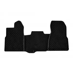 Mochete din cauciuc Gumarny Zubri potrivite pentru Ford Tourneo Custom după 2013, Transit Custom după 2013, Transit după 2014, set de 3 piese, culoare neagră