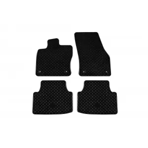 Mănuși de cauciuc Gumarny Zubri potrivite pentru Volkswagen Golf Sportsvan 2014-2020, set de 4 piese, culoare neagră