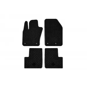 Mănuși din cauciuc Gumarny Zubri potrivite pentru Fiat 500X, 500X Cross după 2014, set de 4 piese, culoare neagră