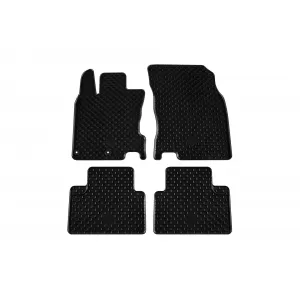 Mochete din cauciuc Gumarny Zubri potrivite pentru Nissan Qashqai după 2014, set de 4 piese, culoare neagră