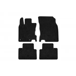 Mochete din cauciuc Gumarny Zubri potrivite pentru Renault Kadjar după 2015, set de 4 piese, culoare neagră-image-6254336