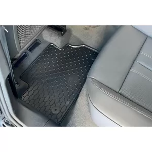 Mochete din cauciuc Gumarny Zubri potrivite pentru Audi Q5, Hybrid după 2017, set de 4 piese, culoare neagră-image-6254449
