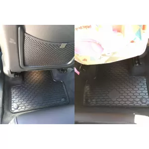 Mochete din cauciuc Gumarny Zubri potrivite pentru Volvo XC60 după 2018, set de 4 piese, culoare neagră-image-6254490