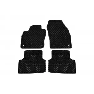 Mochete din cauciuc Gumarny Zubri potrivite pentru Volkswagen T-Cross după 2019, set de 4 piese, culoare neagră