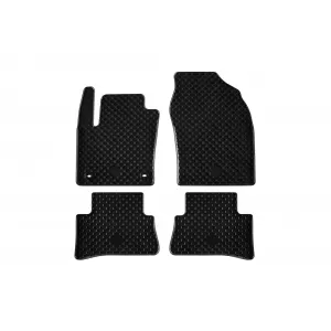 Mochete din cauciuc Gumarny Zubri potrivite pentru Toyota C-HR după 2017, set de 4 piese, culoare neagră-image-6254517