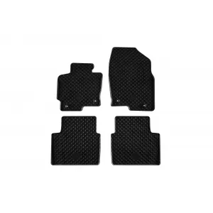 Mănuși din cauciuc Gumarny Zubri potrivite pentru Mazda CX-5 2012-2017, set de 4 piese, culoare neagră