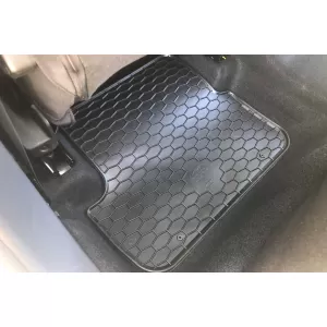 Mănuși din cauciuc Gumarny Zubri potrivite pentru Dacia Sandero, Sandero Stepway după 2020, set de 4 piese, culoare neagră-image-6254686