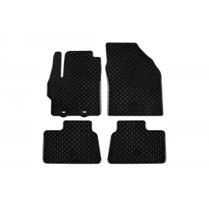 Mănuși din cauciuc Gumarny Zubri potrivite pentru Toyota Aygo X după 2022, set de 4 piese, culoare neagră