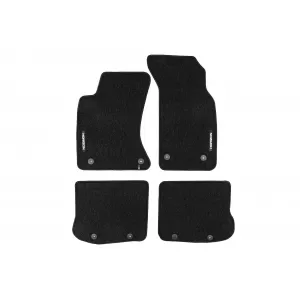 Mochete textile din seria Horizon de la Frogum potrivite pentru Audi A4 B5 1994-2001, set de 4 bucăți, negru