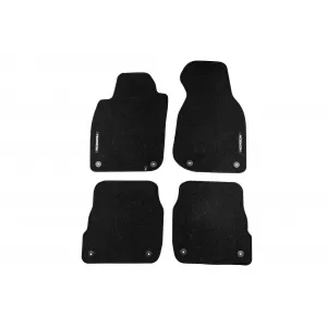 Mochete textile din seria Horizon de la Frogum potrivite pentru Audi A6 C5 1997-2004, set de 4 bucăți, negru