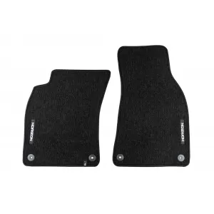 Mochete textile din seria Horizon de la Frogum potrivite pentru Audi A6 C6 2004-2011, set de 4 bucăți, negru-image-6254889
