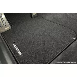 Mochete textile din seria Horizon de la Frogum potrivite pentru BMW 3 series E46 1998-2005, set de 4 bucăți, negru
