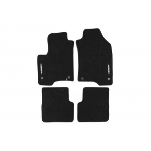 Mochete textile din seria Horizon de la Frogum potrivite pentru Fiat Panda hatchback după 2011, set de 4 bucăți, negru