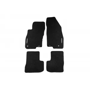 Mochete textile din seria Horizon de la Frogum potrivite pentru Fiat Grande Punto 2005-2012, set de 4 bucăți, negru