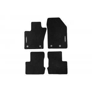 Mochete textile din seria Horizon de la Frogum potrivite pentru Fiat 500X după 2014, set de 4 bucăți, negru