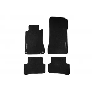 Mochete textile din seria Horizon de la Frogum potrivite pentru Mercedes C class W203 sedan, S203 estate 2000-2007, set de 4 bucăți, negru