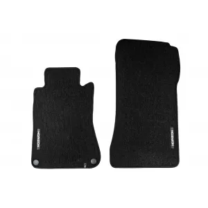 Mochete textile din seria Horizon de la Frogum potrivite pentru Mercedes C class W203 sedan, S203 estate 2000-2007, set de 4 bucăți, negru-image-6255161