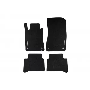 Mochete textile din seria Horizon de la Frogum potrivite pentru Mercedes E class W211 sedan, S211 estate 2002-2009, set de 4 bucăți, negru