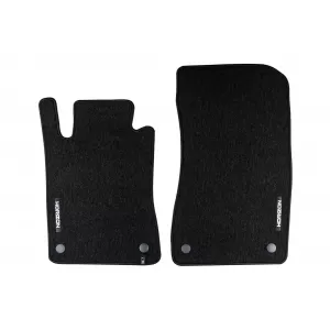 Mochete textile din seria Horizon de la Frogum potrivite pentru Mercedes E class W211 sedan, S211 estate 2002-2009, set de 4 bucăți, negru-image-6255182